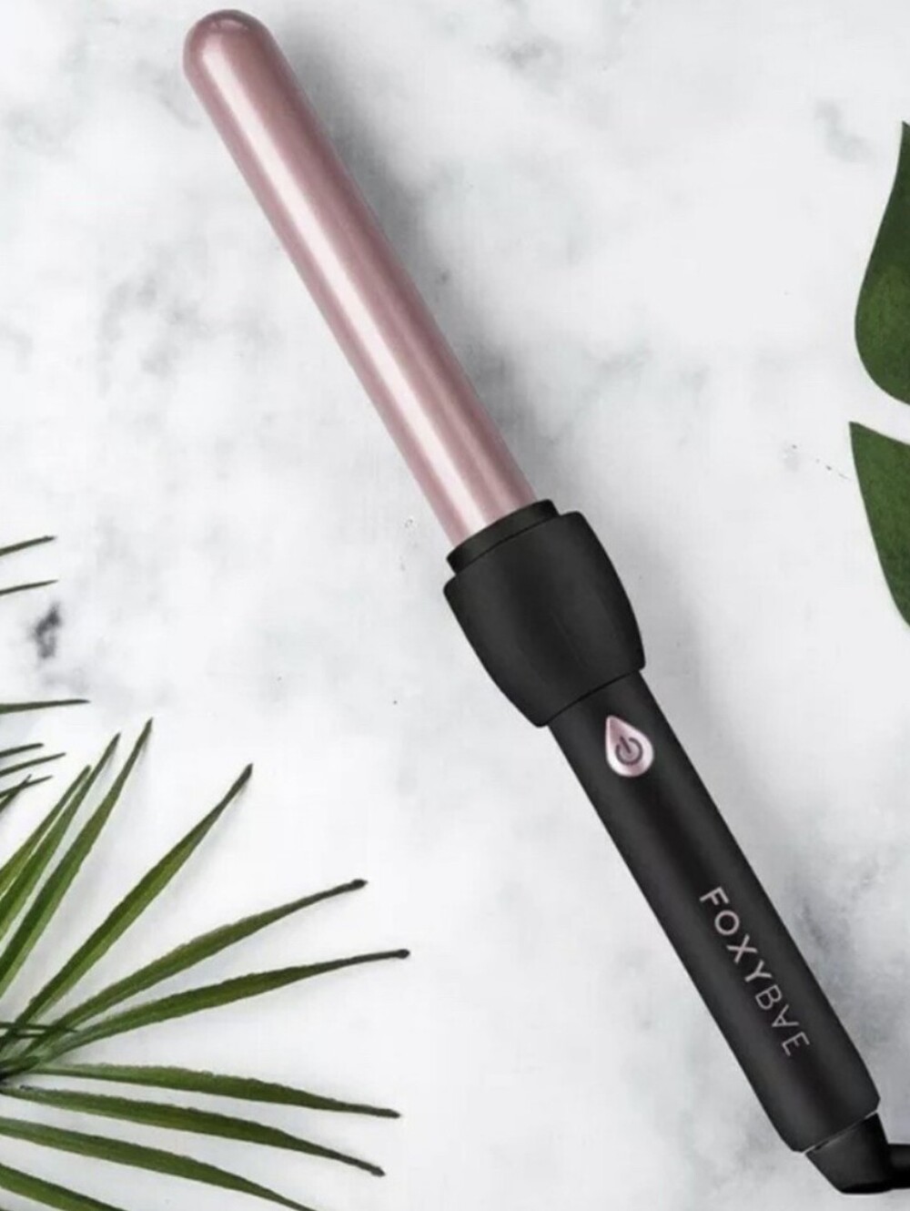 FOXYBÆ 25mm Rose Gold Curling Wand | Black Handle | LIMITED EDITION